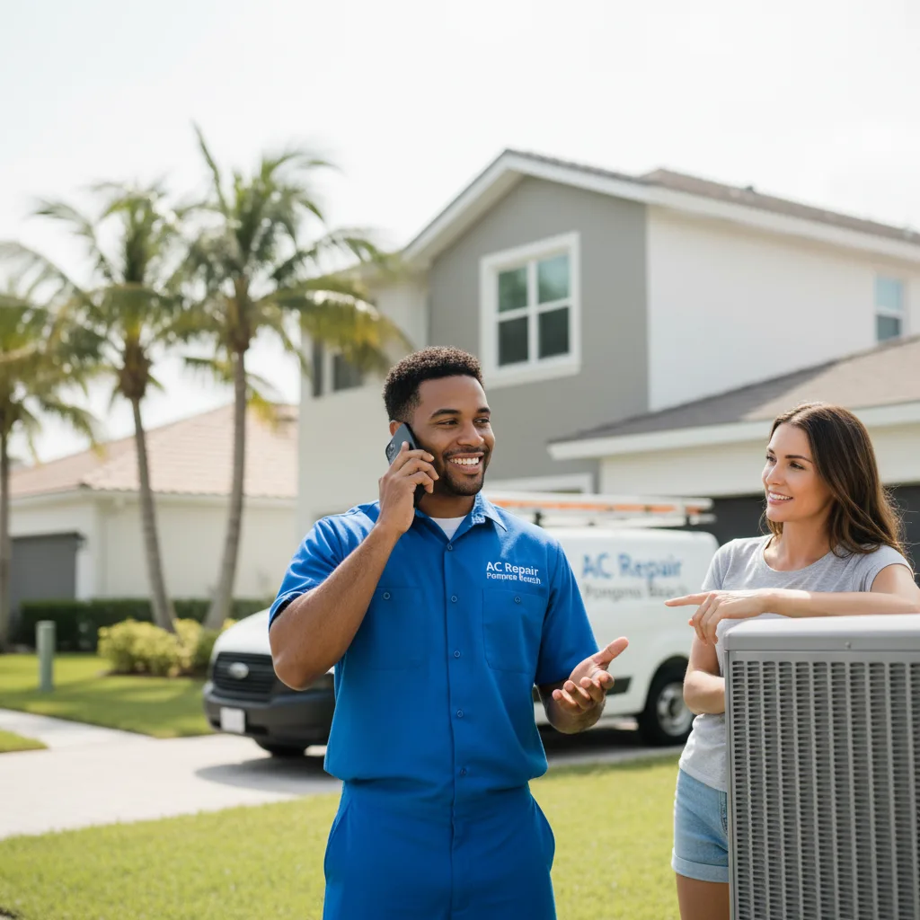 AC Repair Pompano Beach customer support in Wanblee